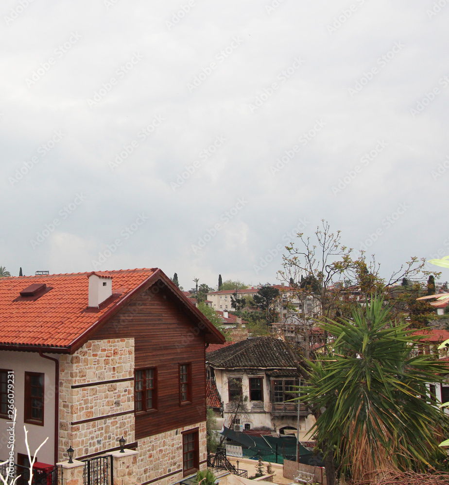 Turkey old city cityscape sky rain tourism 