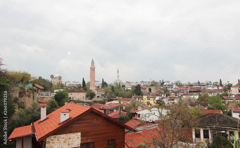 Turkey old city cityscape sky rain tourism 