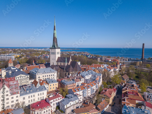 Aerial view of old city of Tallinn © photoexpert