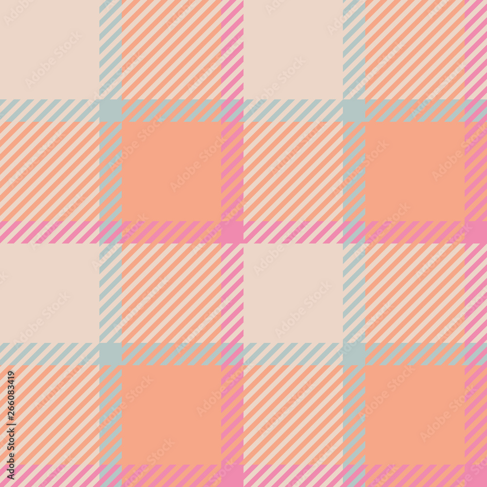  Plaid or tartan vector is background or texture in many color