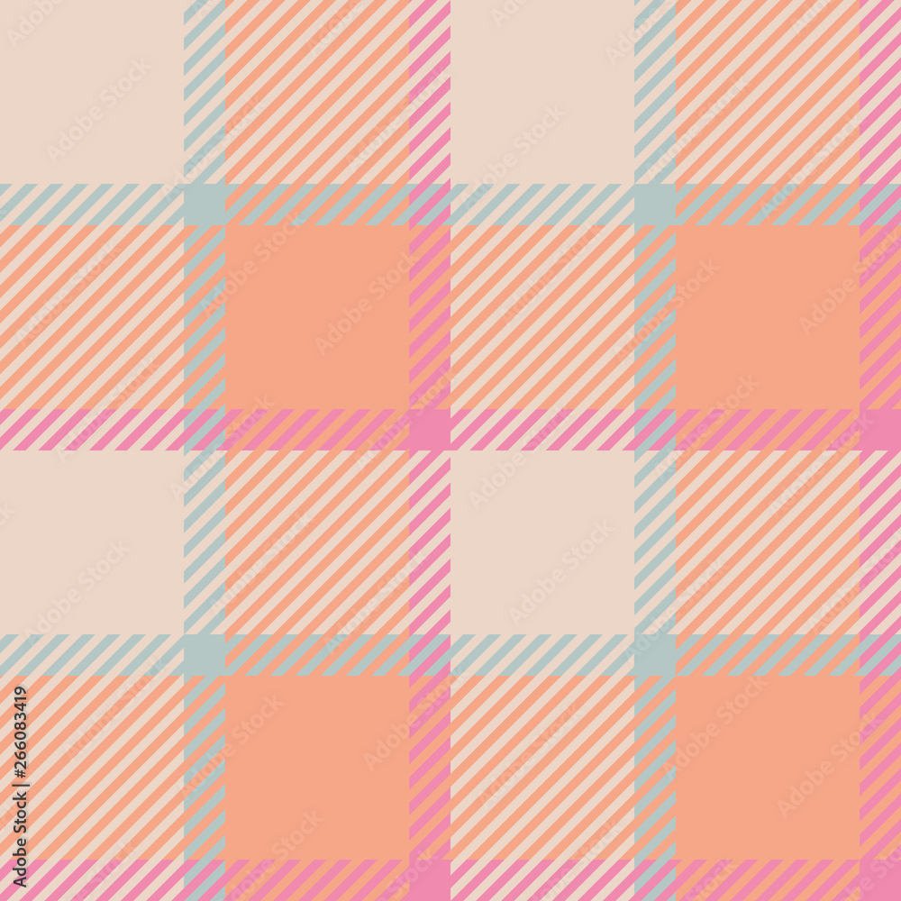 Plaid or tartan vector is background or texture in many color Plaid or tartan vector is background or texture in many color