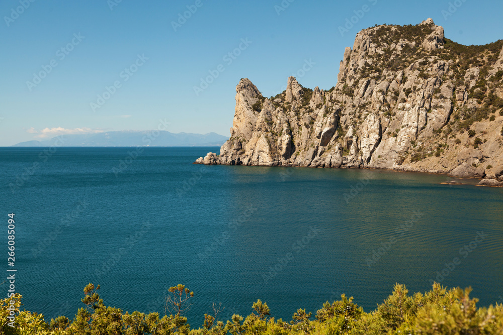 Black Sea coastline (Crimea) Cape Kapchik