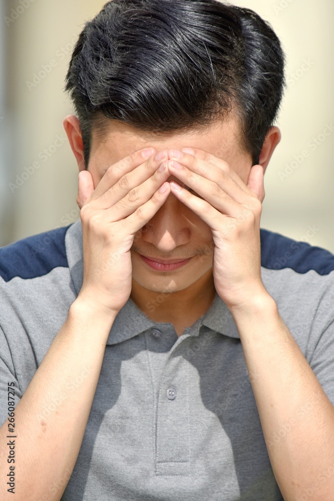 A Disappointed Diverse Male A Disappointed Diverse Male
