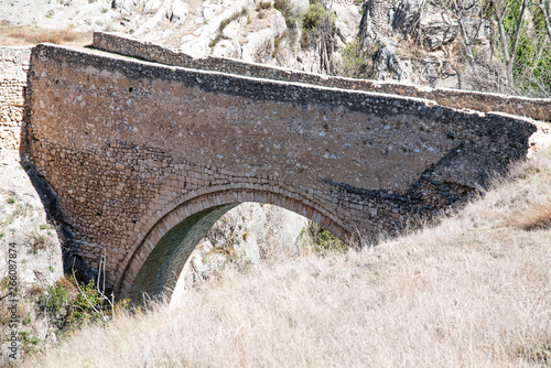 Puente de Picazo in Alarcon, Spain Maybe of Roman orgien since a secondary road ran through here photo