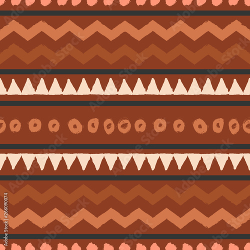 African Mudcloth Seamless Pattern