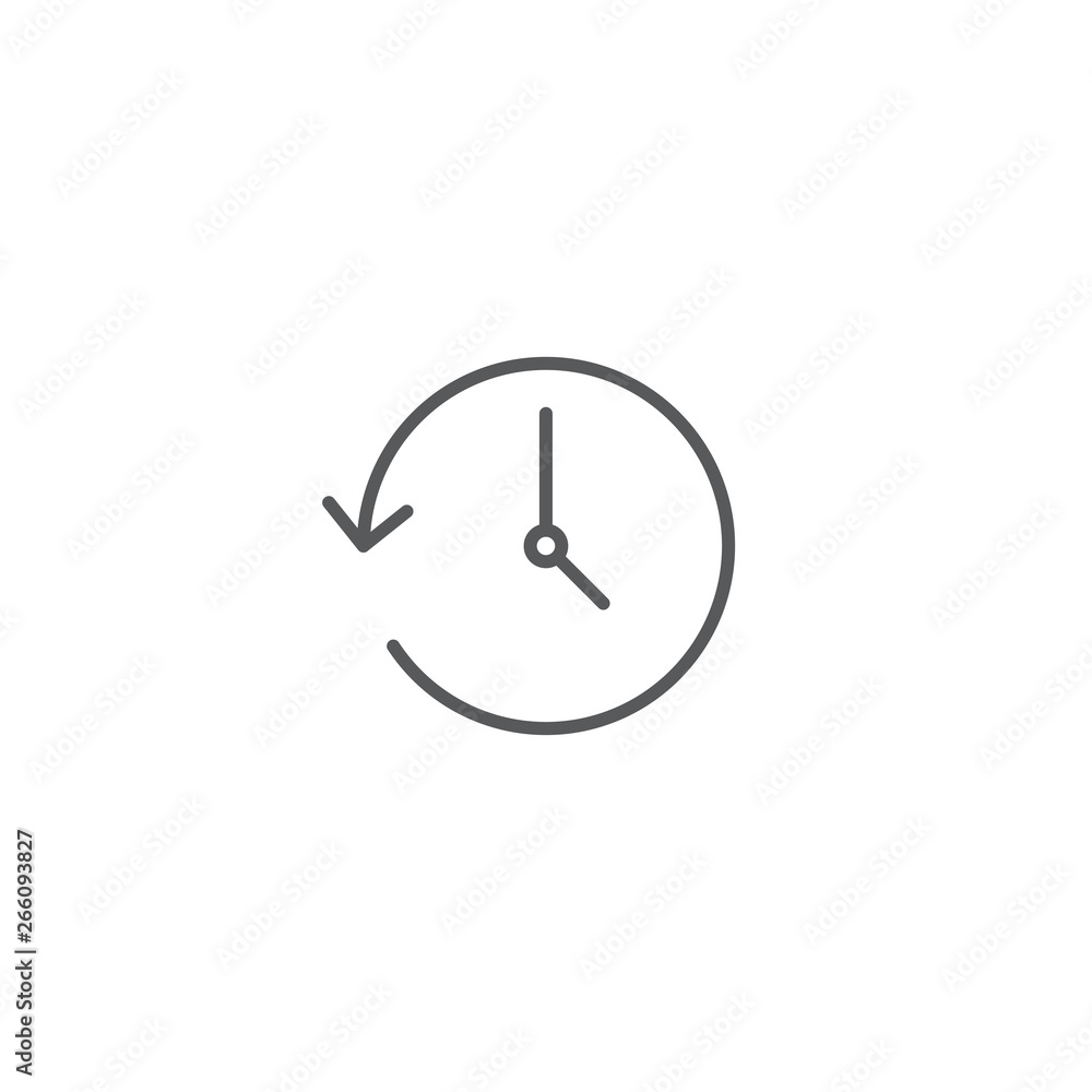 history vector icon concept, isolated on white background history vector icon concept, isolated on white background