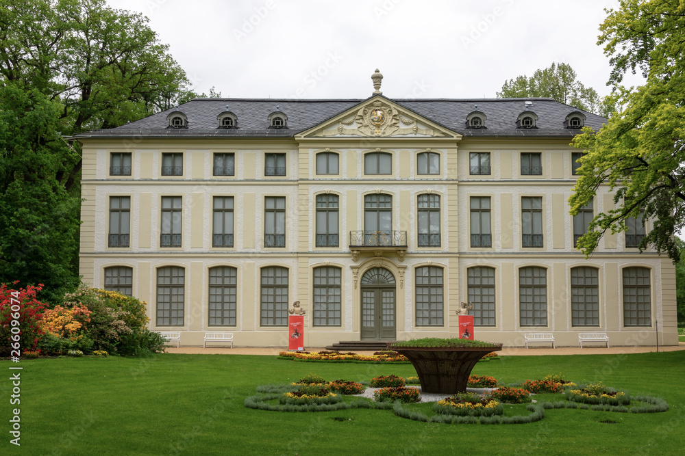 Das Sommerpalais im Greizer Park, Greiz, Thüringen, Deutschland