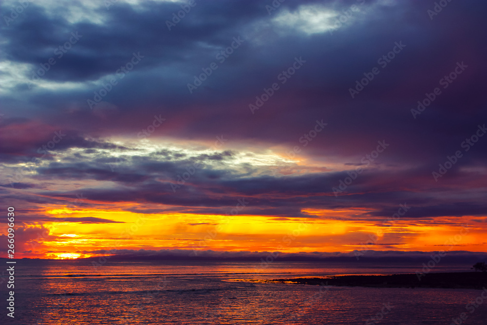 Beautiful and colorful Sunset at Havelock Island, Andaman and Nicobar Islands Beautiful and colorful Sunset at Havelock Island, Andaman and Nicobar Islands