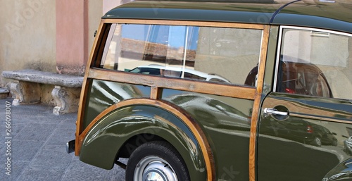 Italy: Detail of old car. photo