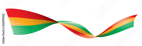 Bolivia flag, vector illustration on a white background.