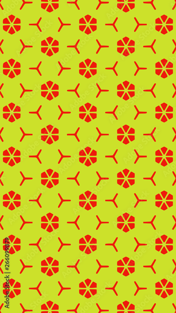 Ornate geometric pattern and two-tone abstract background Ornate geometric pattern and two-tone abstract background