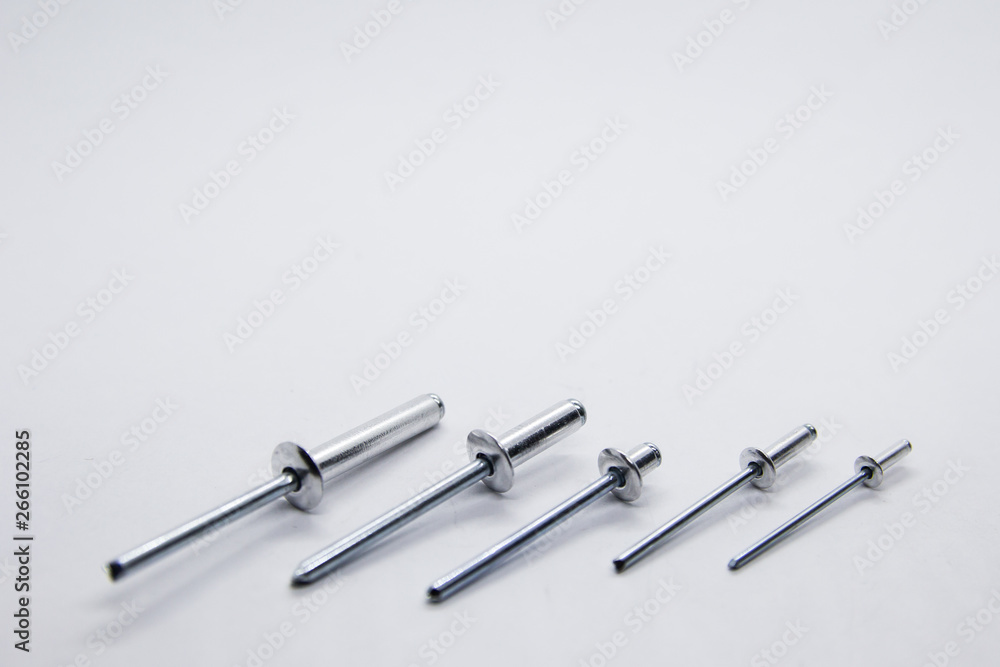 Aluminum rivets, fixation element Aluminum rivets, fixation element