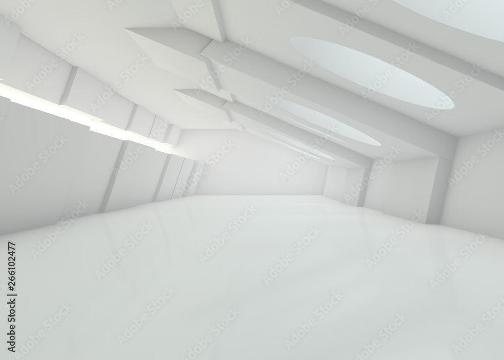 Obraz premium Abstract modern architecture background. 3D