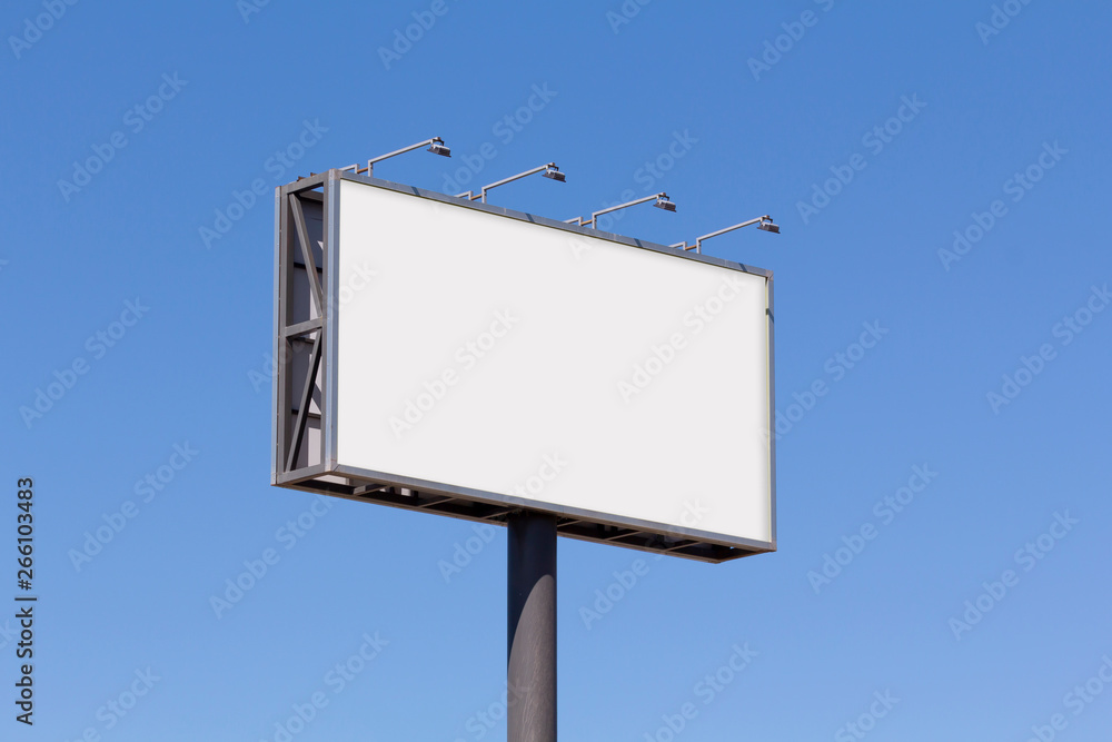 Blank billboard mock up Blank billboard mock up