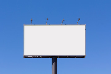 Blank billboard mock up