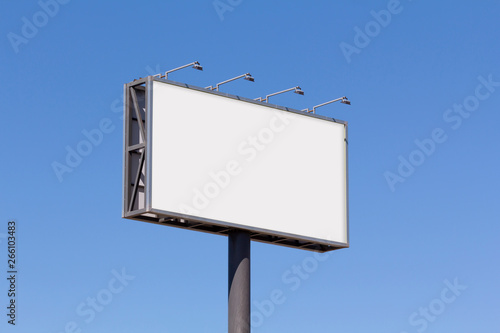 Blank billboard mock up
