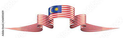 Malaysia flag, vector illustration on a white background.
