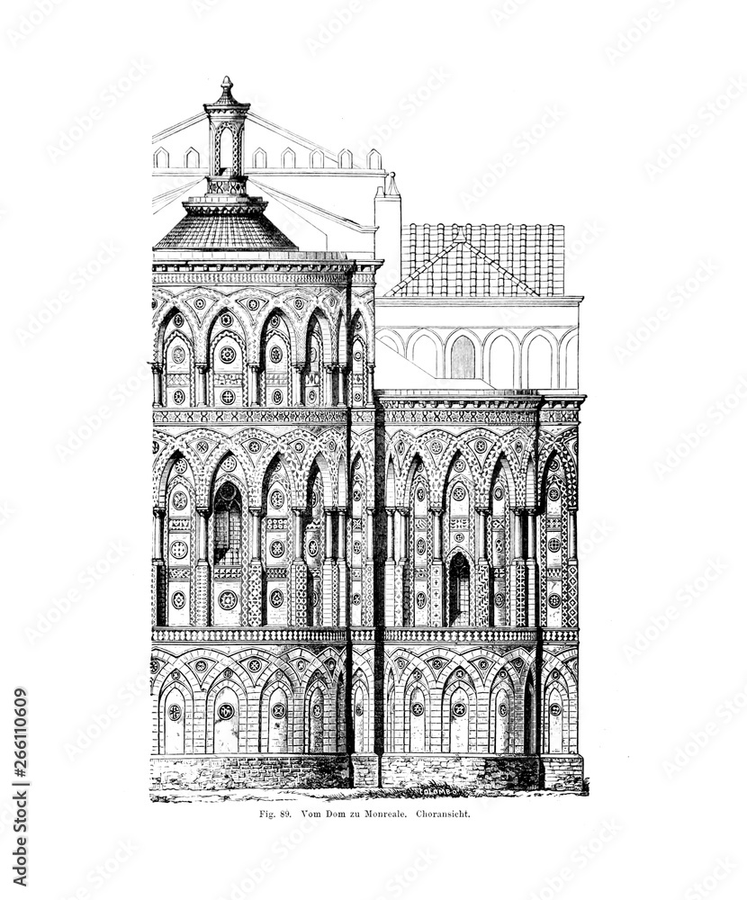 Fototapeta premium Christian illustration. Old image