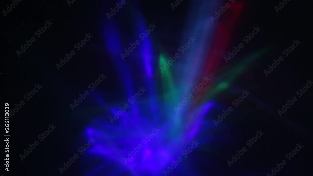 Flying flashes and stripes of light in different colors Flying flashes and stripes of light in different colors