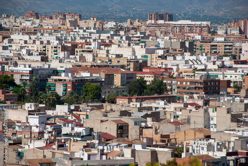Blick über die Häuser von Alicante, Costa Blanca - Spanien