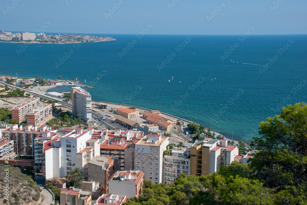 Blick über die Bucht von Alicante, Costa Blanca - Spanien