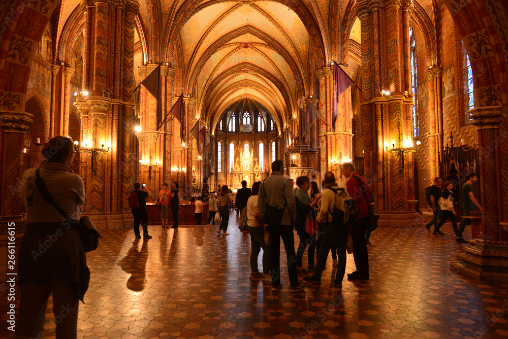 Innenansicht Matthiaskirche (Budapest)