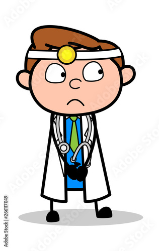 Innocent - Professional Cartoon Doctor Vector Illustration