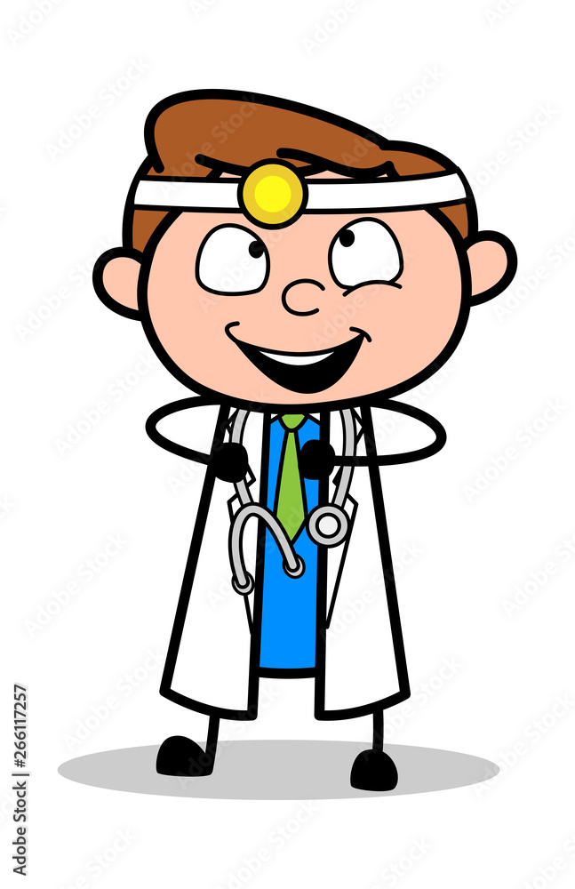 Dancing with Joy - Professional Cartoon Doctor Vector Illustration Dancing with Joy - Professional Cartoon Doctor Vector Illustration