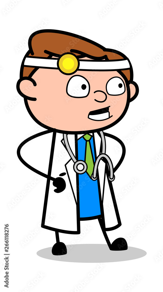 Discussion - Professional Cartoon Doctor Vector Illustration Discussion - Professional Cartoon Doctor Vector Illustration