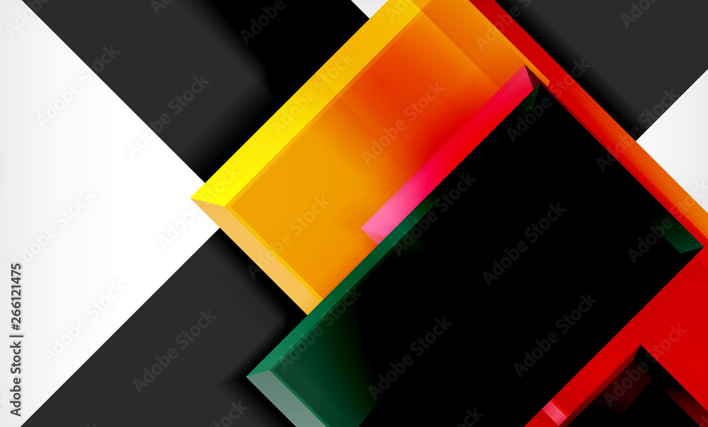 Colorful square and rectangle blocks background Colorful square and rectangle blocks background