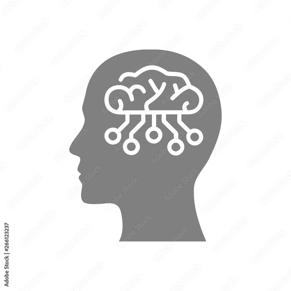 digital human head, brain, technology, head, memory, creative technology mind, artificial intelligence icon digital human head, brain, technology, head, memory, creative technology mind, artificial intelligence icon