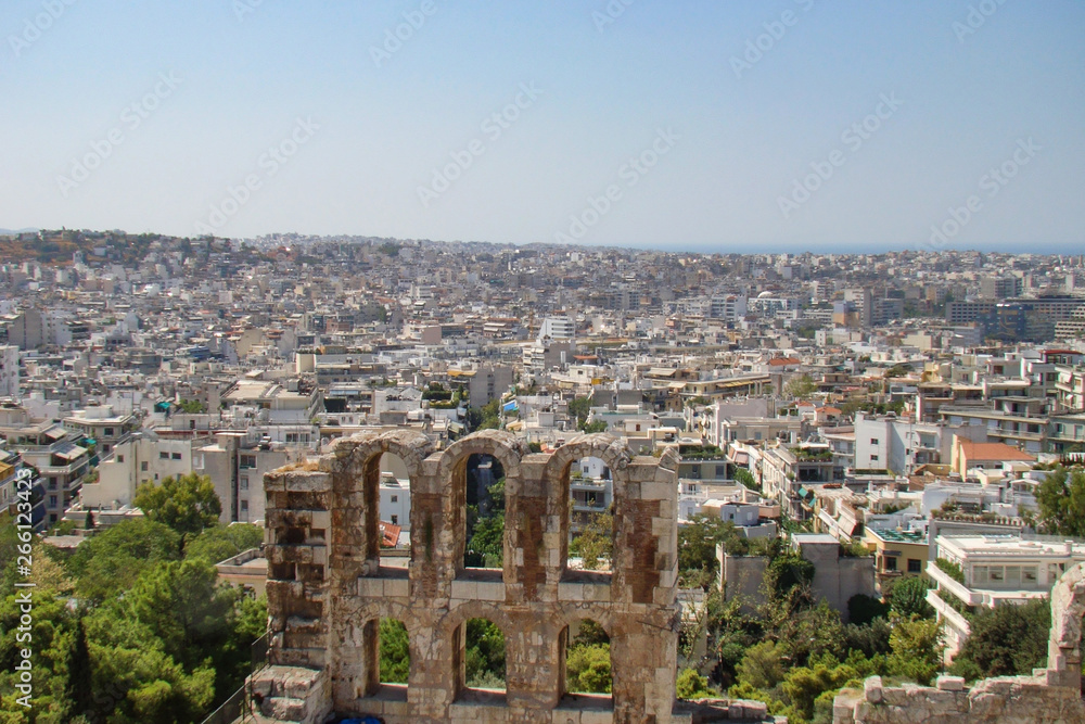 Aerial view of Athens