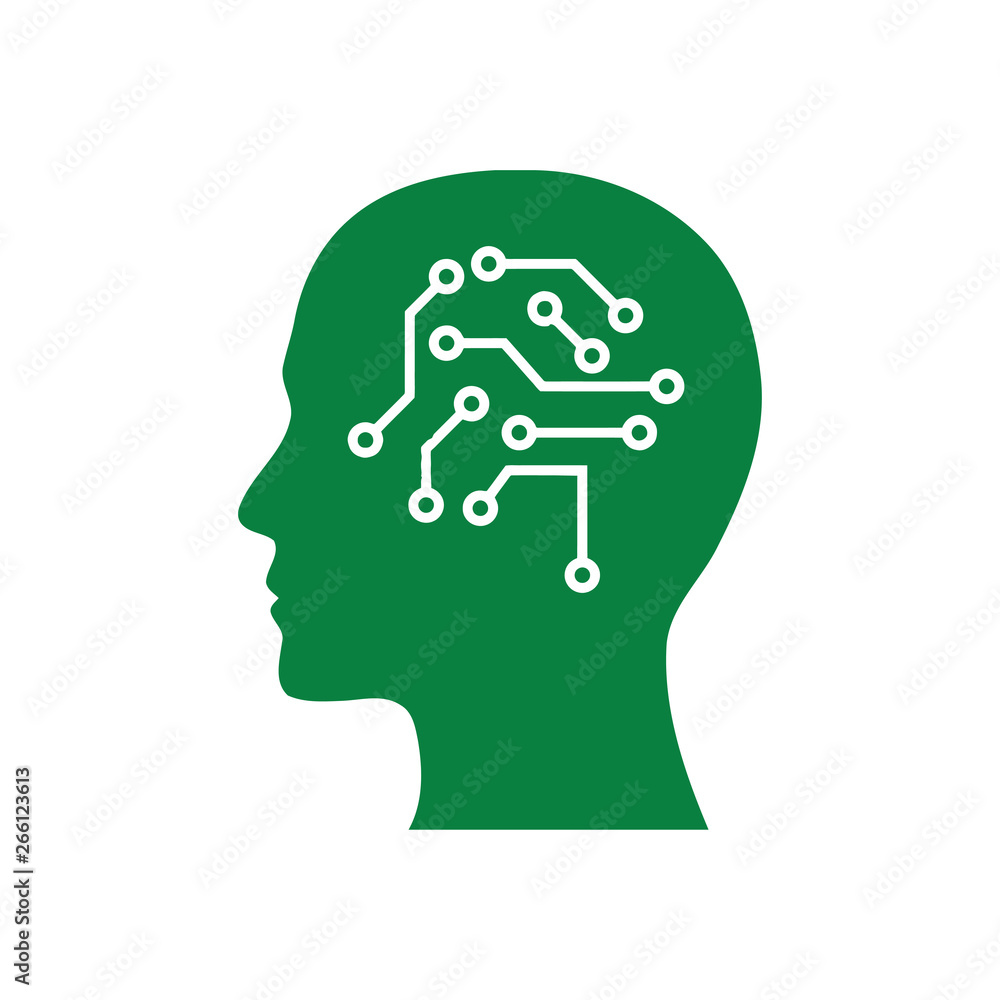 digital human head, brain, technology, head, memory, creative technology mind, artificial intelligence icon digital human head, brain, technology, head, memory, creative technology mind, artificial intelligence icon