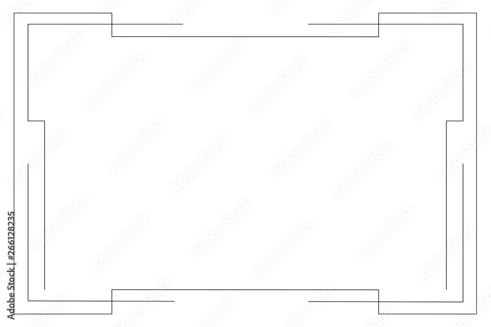 frame Icon isolated vector.