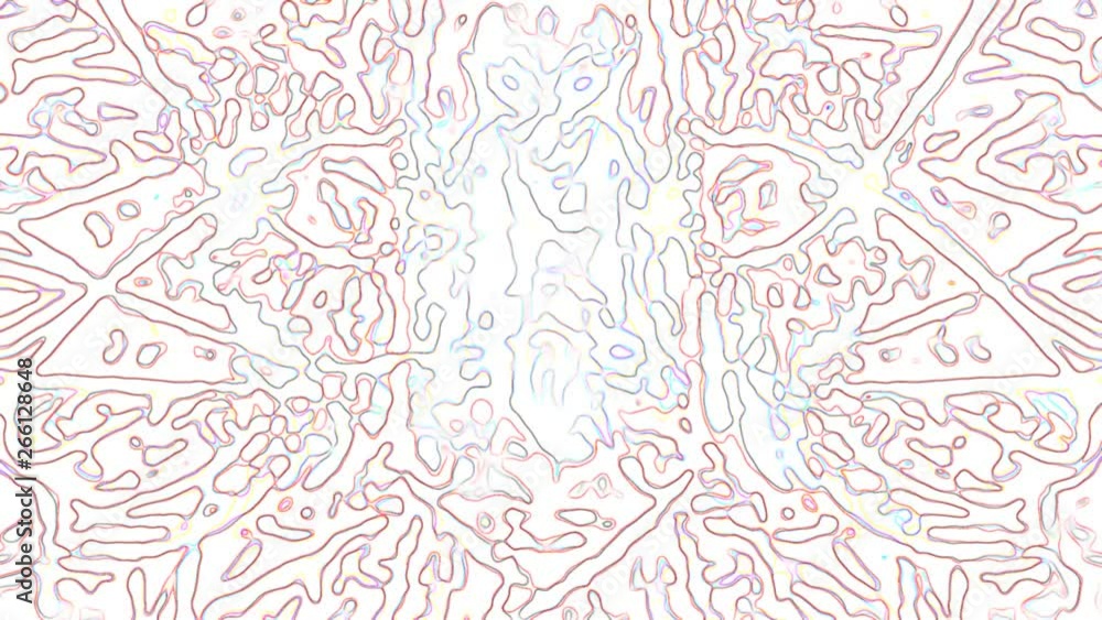 Abstract fractal forms morph and oscillate (Loop) Abstract fractal forms morph and oscillate (Loop)