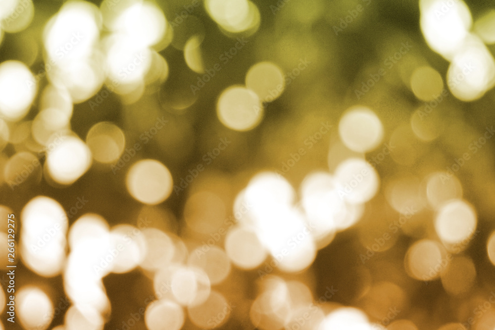 Obraz premium Abstract gold bokeh, Christmas and new year theme background