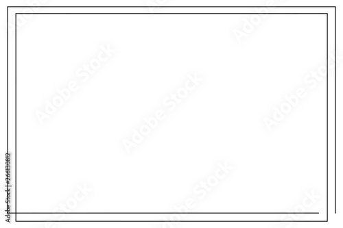 frame Icon isolated vector.