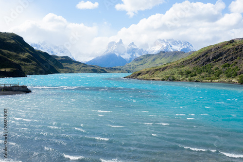 Torres del Paine National Park landscape, Chile