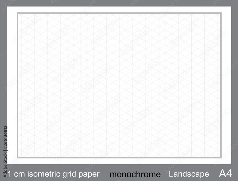 1 cm a4 isometric grid paper isometric grid vector illustration isometric grid graph stock vector adobe stock