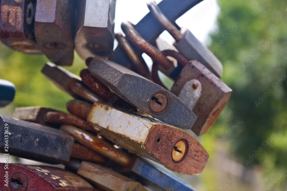 Lock. Conceptual photo of closed old locks. Love ,security, safe, privacy or other concept background Lock. Conceptual photo of closed old locks. Love ,security, safe, privacy or other concept background