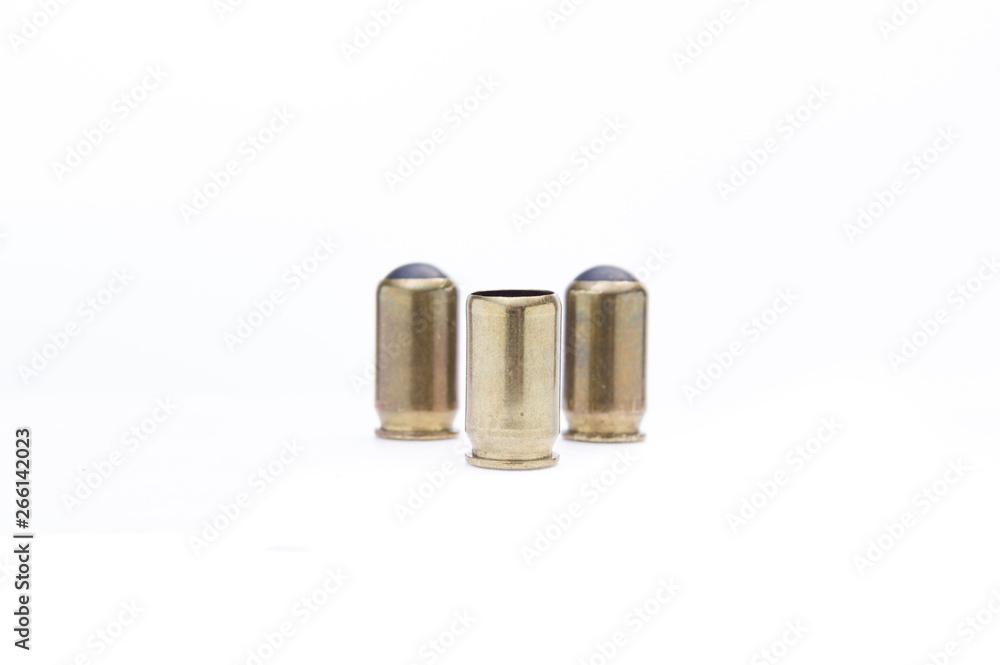 Ammunition for traumatic weapons. Three bullets with a rubber bullet. Ammunition for traumatic weapons. Three bullets with a rubber bullet.