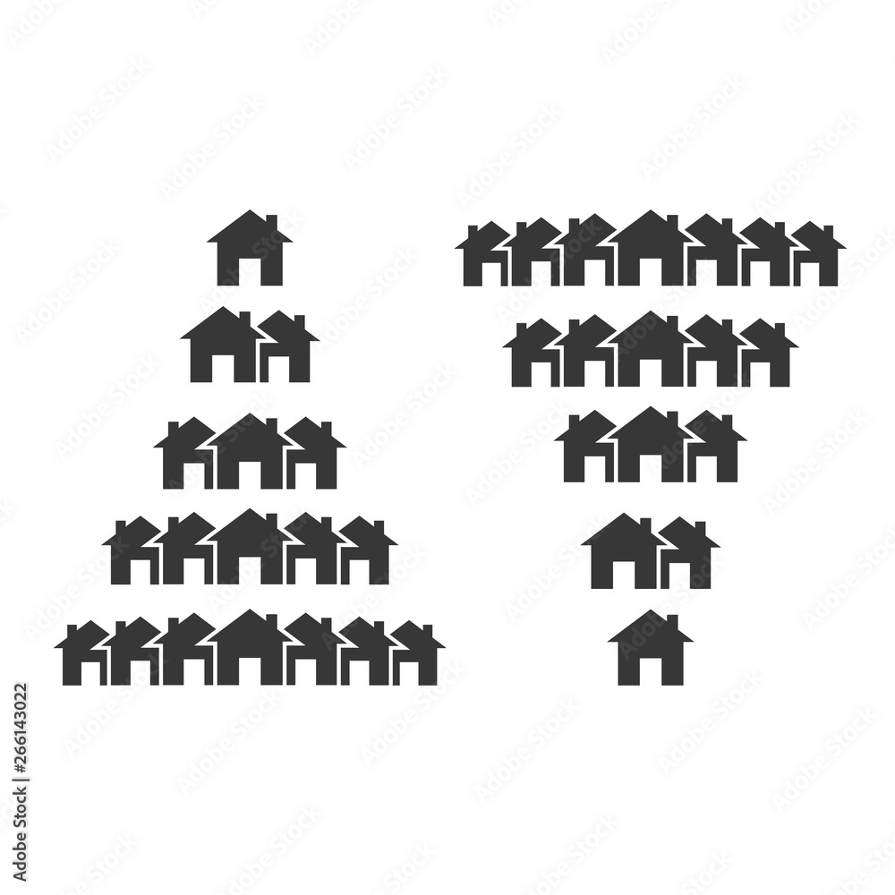 Obraz premium home icon vector illustration