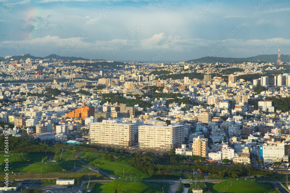 The landscape of Naha city,Okinawa