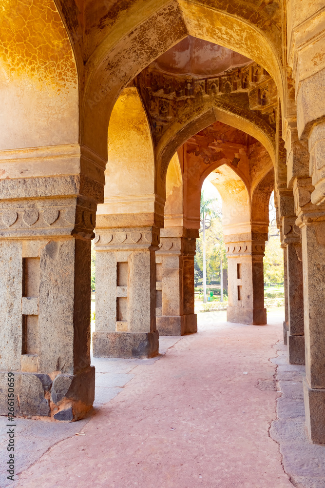 Muhammad Shah Sayyid Tomb at Lodhi Garden in New Delhi, India