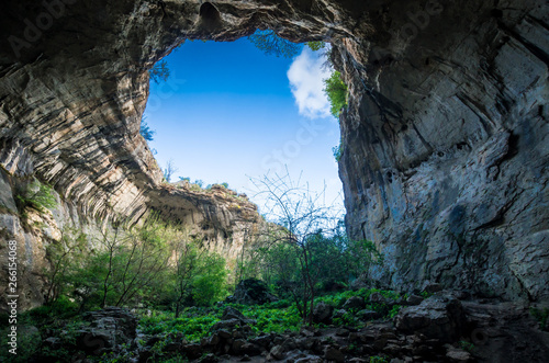 Prohodna cave, Bulgaria. It is nown as God's eyes. Located near Karlukovo village