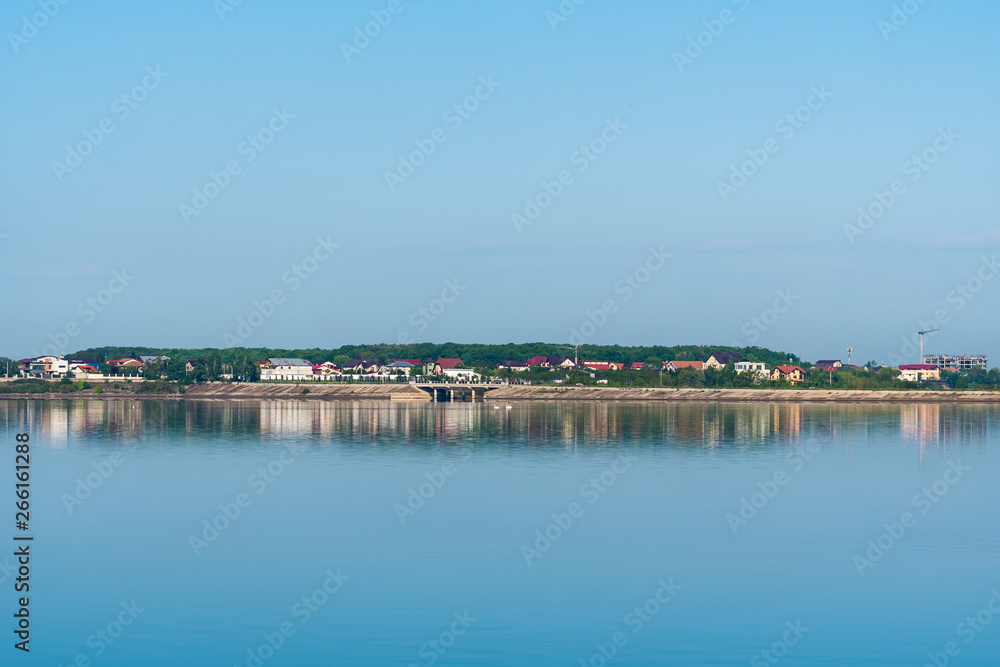 A Peaceful Morning at the Lake in Mid-Spring A Peaceful Morning at the Lake in Mid-Spring