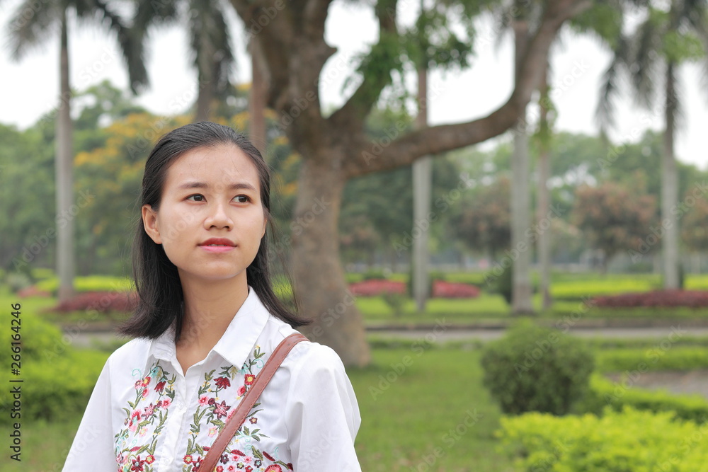 portrait of young woman in Vietnam portrait of young woman in Vietnam