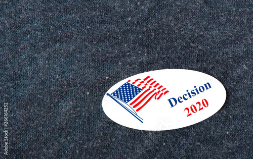 "Decision 2020" sticker © IcemanJ