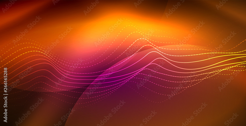 Neon lines shiny glowing background Neon lines shiny glowing background