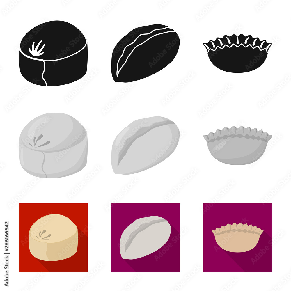 Vector design of products and cooking icon. Set of products and appetizer stock symbol for web. Vector design of products and cooking icon. Set of products and appetizer stock symbol for web.